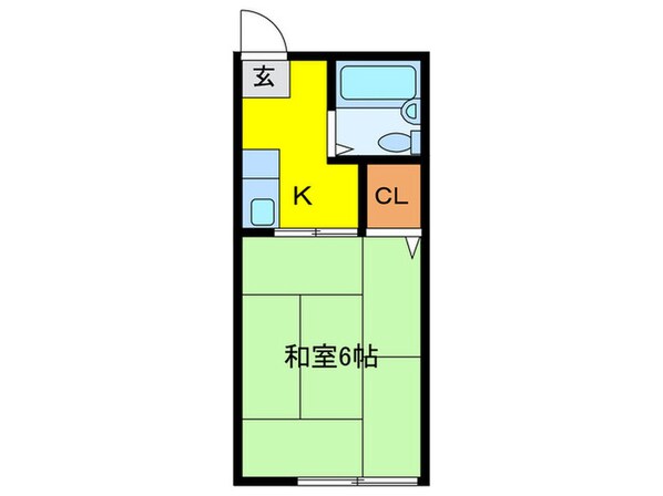 シティハイム宇月の物件間取画像